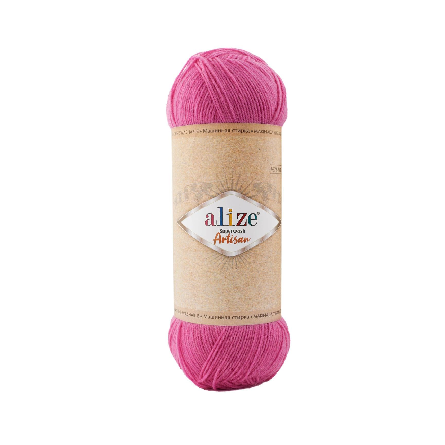 Alize Superwash Artisan Yarn 100g 181 – Superwash Wool Sock Yarn for Knitting & Crochet