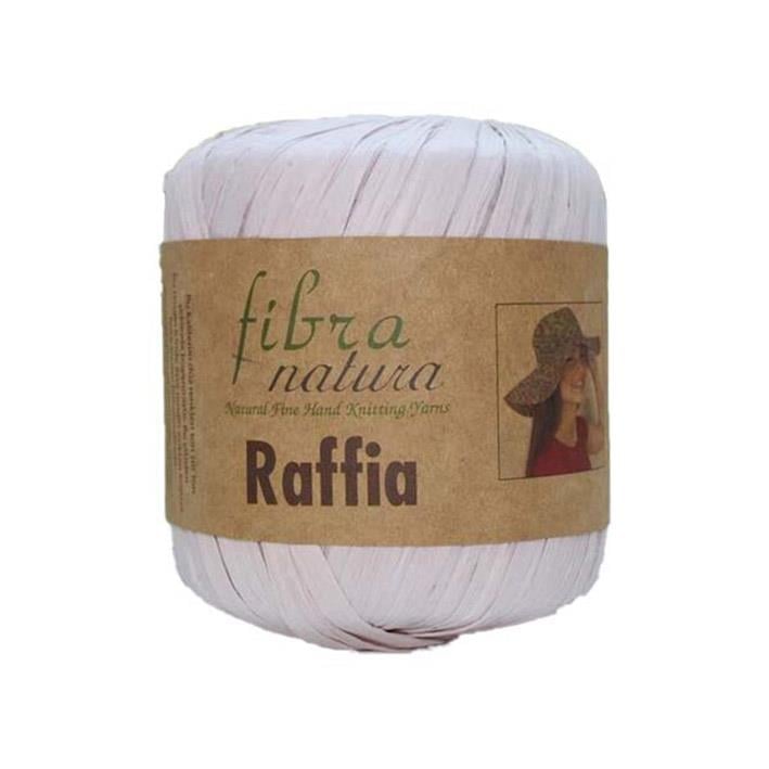 Fibra Natura Raffia Yarn 40g 16 – Natural Paper Raffia Yarn for Bags, Hats & Summer Crochet Projects