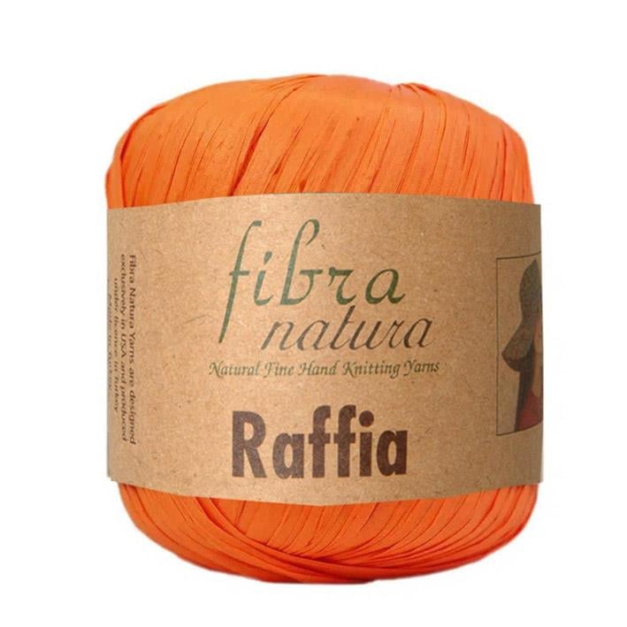 Fibra Natura Raffia Yarn 40g 19 – Natural Paper Raffia Yarn for Bags, Hats & Summer Crochet Projects
