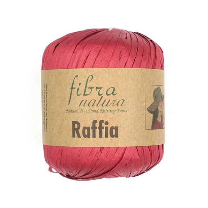 Fibra Natura Raffia Yarn 40g 6 – Natural Paper Raffia Yarn for Bags, Hats & Summer Crochet Projects