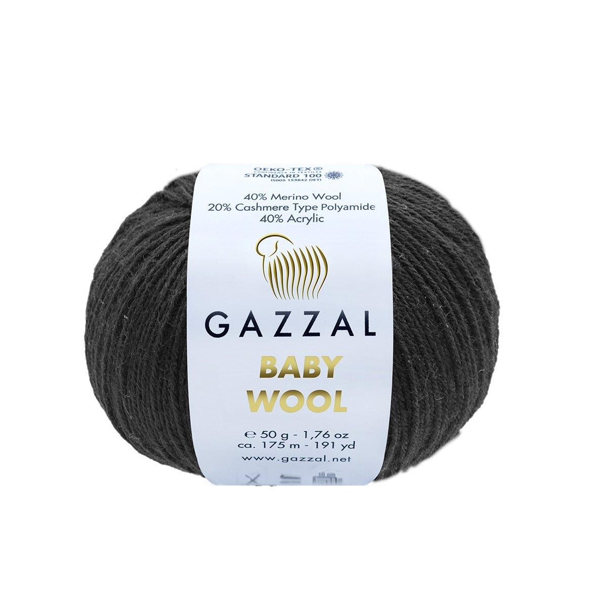 Gazzal Baby Wool Yarn 50g 803 – Soft Wool Blend Yarn for Baby Knitting, Crochet & Amigurumi