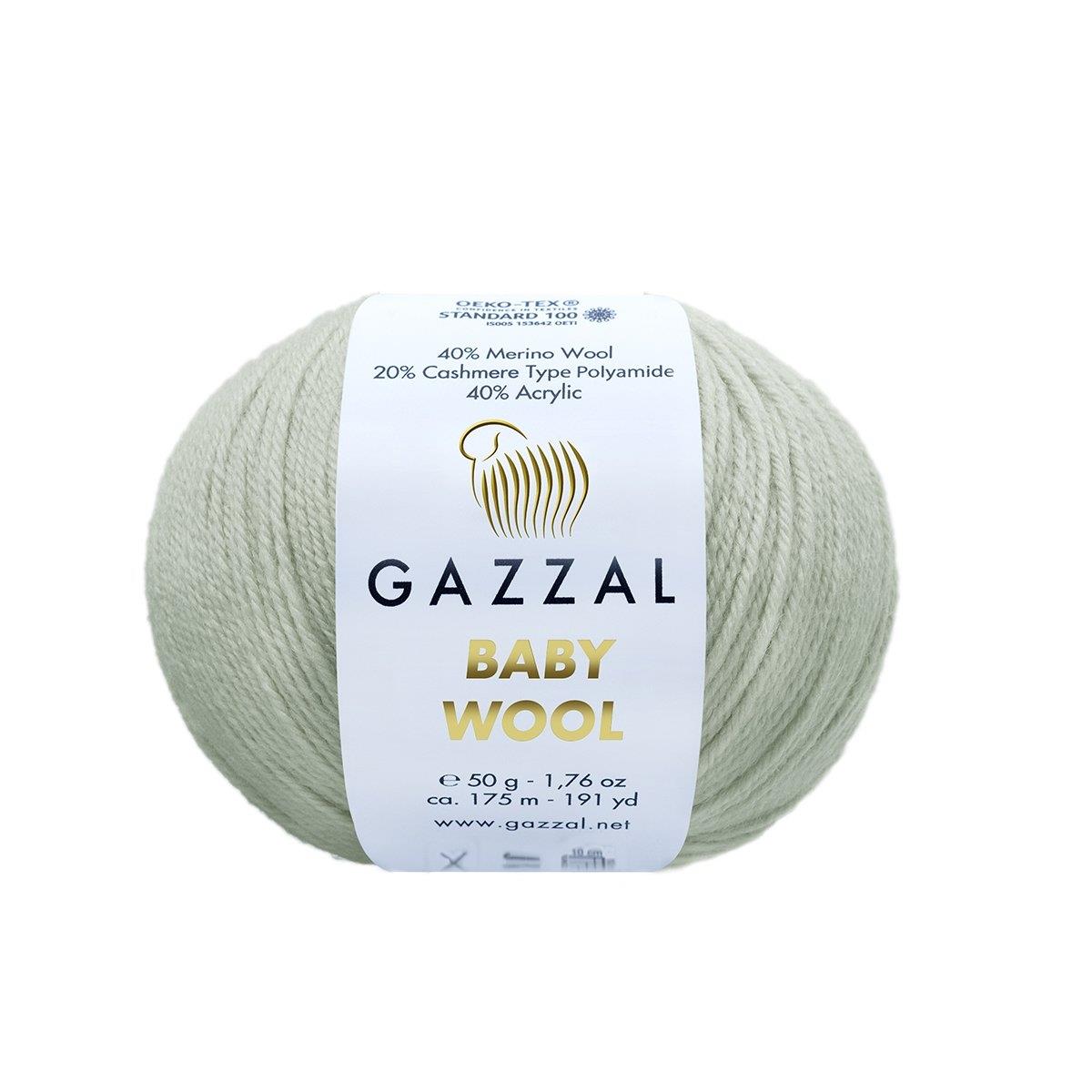 Gazzal Baby Wool Yarn 50g 817 – Soft Wool Blend Yarn for Baby Knitting, Crochet & Amigurumi