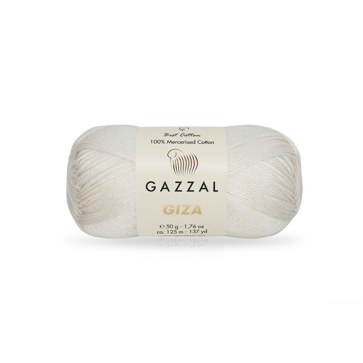 Gazzal Giza Yarn 50g 2451 – Mercerized Egyptian Cotton Yarn for Knitting, Crochet & Amigurumi
