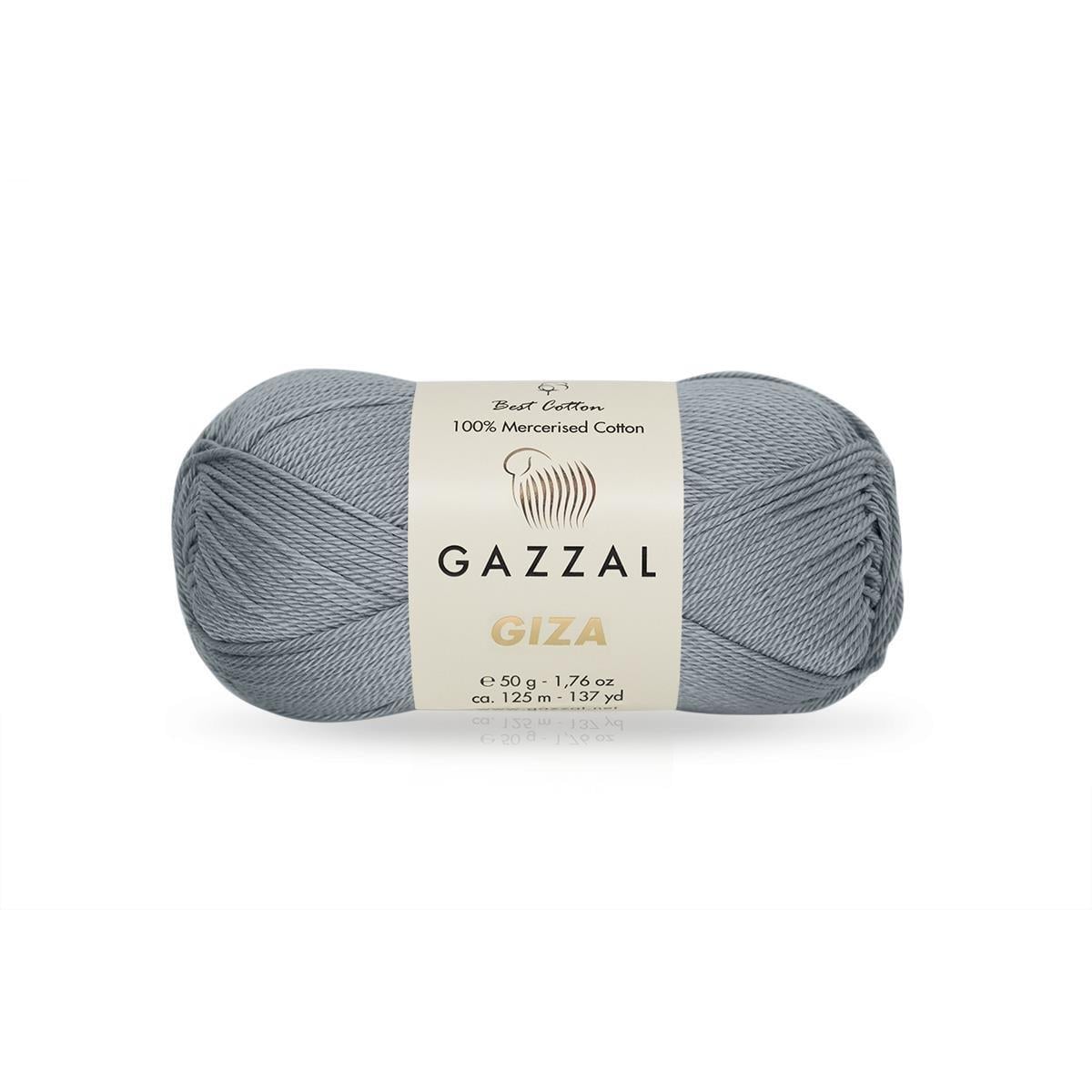 Gazzal Giza Yarn 50g 2454 – Mercerized Egyptian Cotton Yarn for Knitting, Crochet & Amigurumi