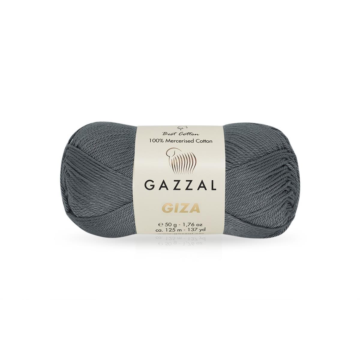 Gazzal Giza Yarn 50g 2455 – Mercerized Egyptian Cotton Yarn for Knitting, Crochet & Amigurumi