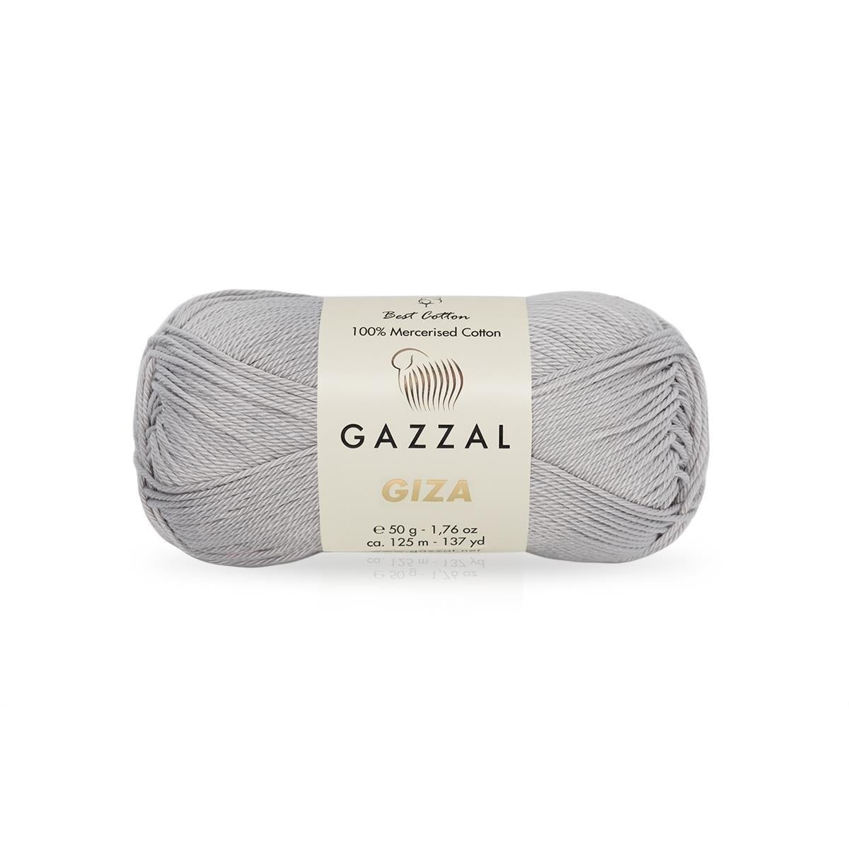 Gazzal Giza Yarn 50g 2456 – Mercerized Egyptian Cotton Yarn for Knitting, Crochet & Amigurumi
