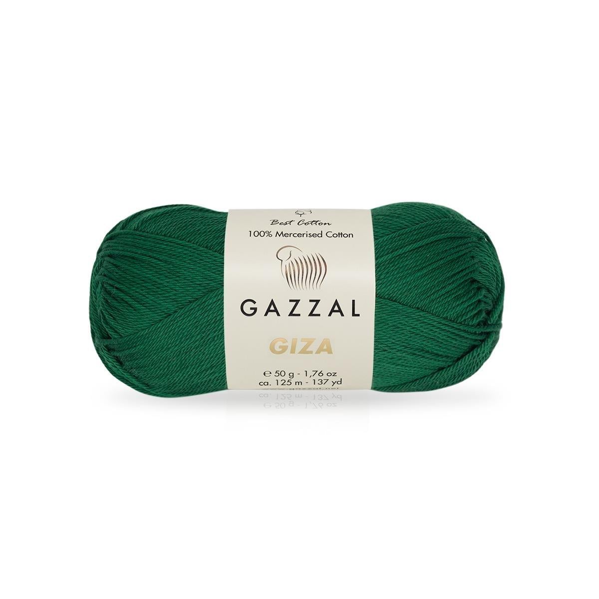 Gazzal Giza Yarn 50g 2461 – Mercerized Egyptian Cotton Yarn for Knitting, Crochet & Amigurumi