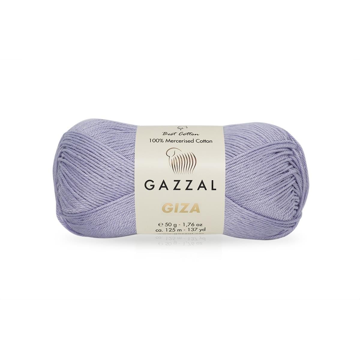 Gazzal Giza Yarn 50g 2471 – Mercerized Egyptian Cotton Yarn for Knitting, Crochet & Amigurumi