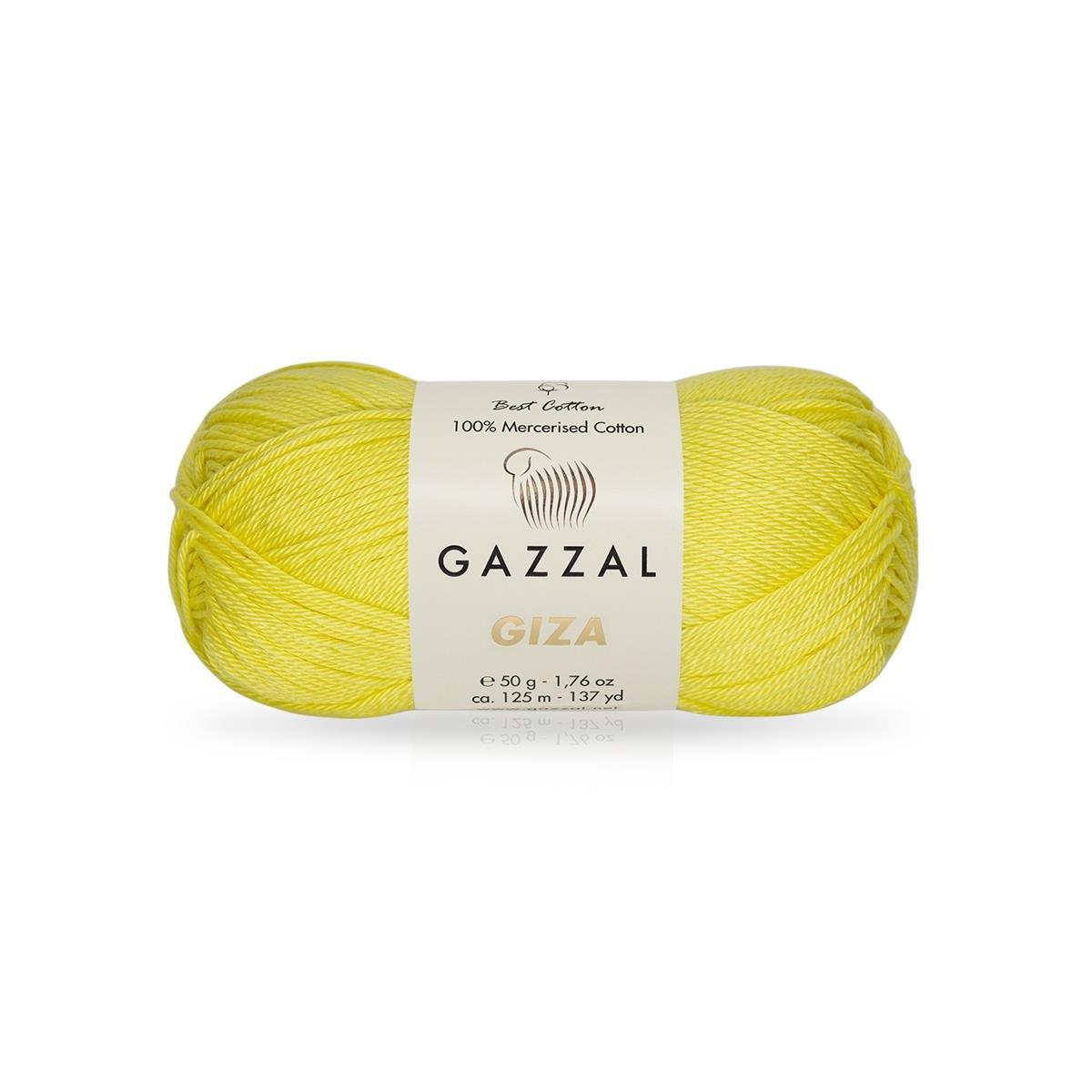 Gazzal Giza Yarn 50g 2483 – Mercerized Egyptian Cotton Yarn for Knitting, Crochet & Amigurumi