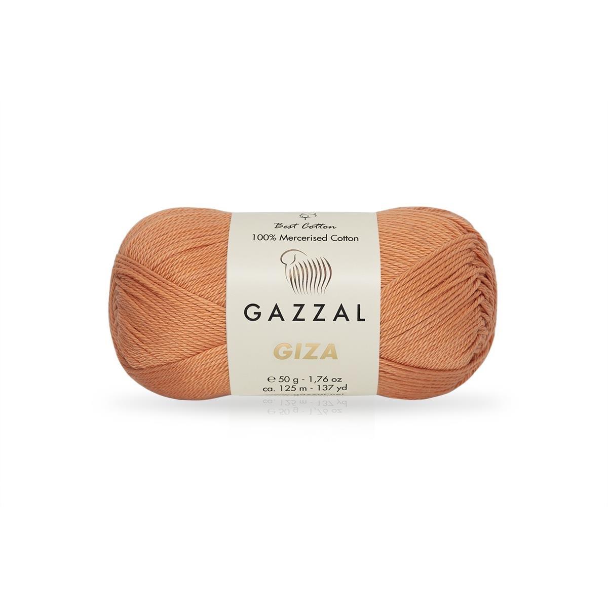 Gazzal Giza Yarn 50g 2493 – Mercerized Egyptian Cotton Yarn for Knitting, Crochet & Amigurumi