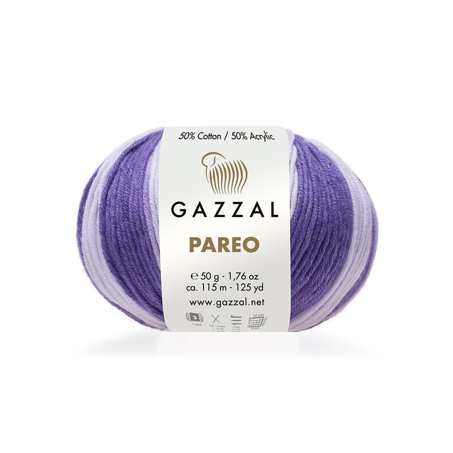 Gazzal Pareo Yarn 50g 10427 – Lightweight Cotton Blend Yarn for Summer Tops, Shawls, Beachwear & Crochet Projects