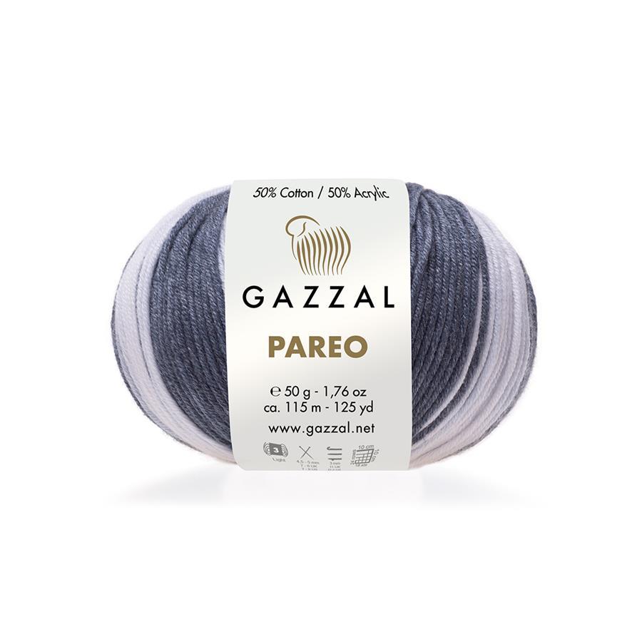 Gazzal Pareo Yarn 50g 10429 – Lightweight Cotton Blend Yarn for Summer Tops, Shawls, Beachwear & Crochet Projects