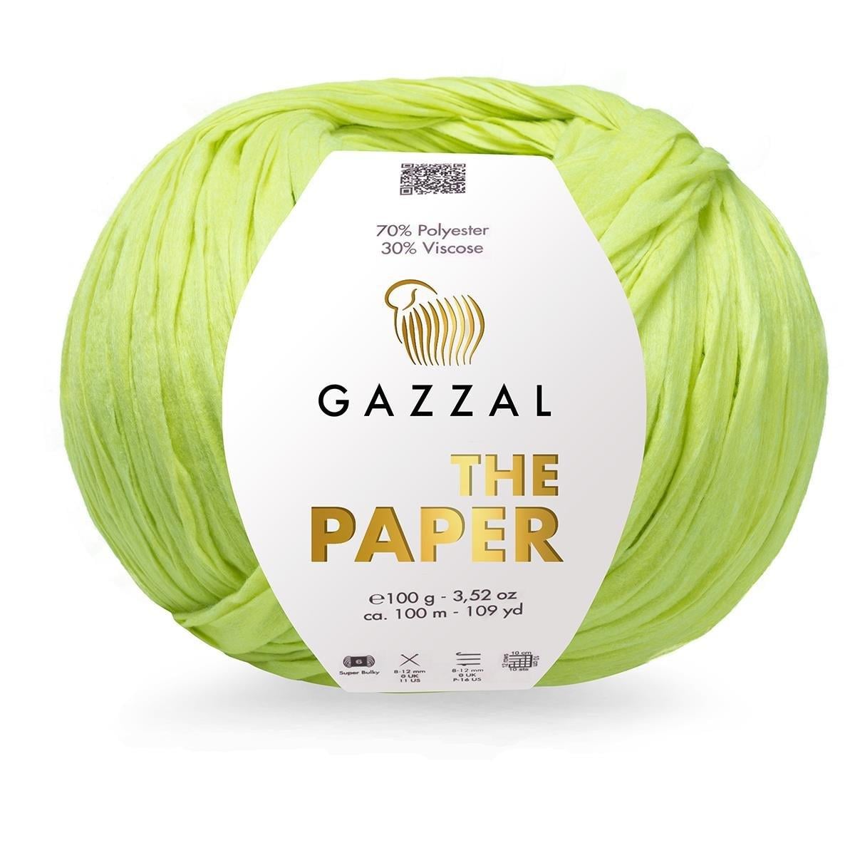 Gazzal The Paper Raffia Yarn 100g 3950 – Natural Paper Raffia Yarn for Bags, Hats & Summer Accessories
