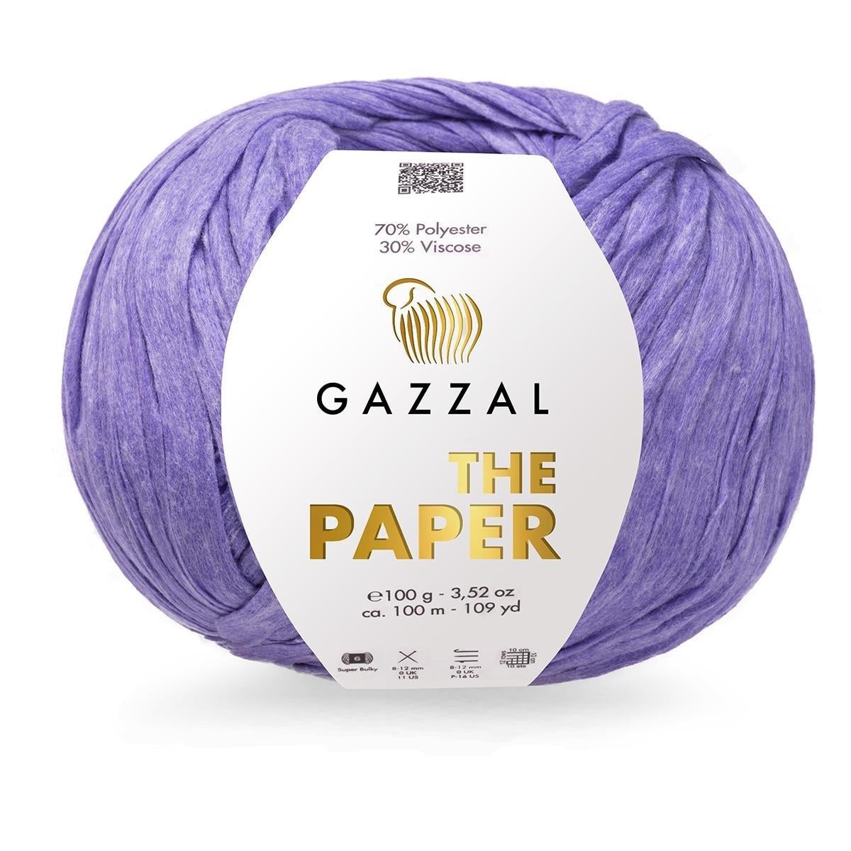 Gazzal The Paper Raffia Yarn 100g 3952 – Natural Paper Raffia Yarn for Bags, Hats & Summer Accessories