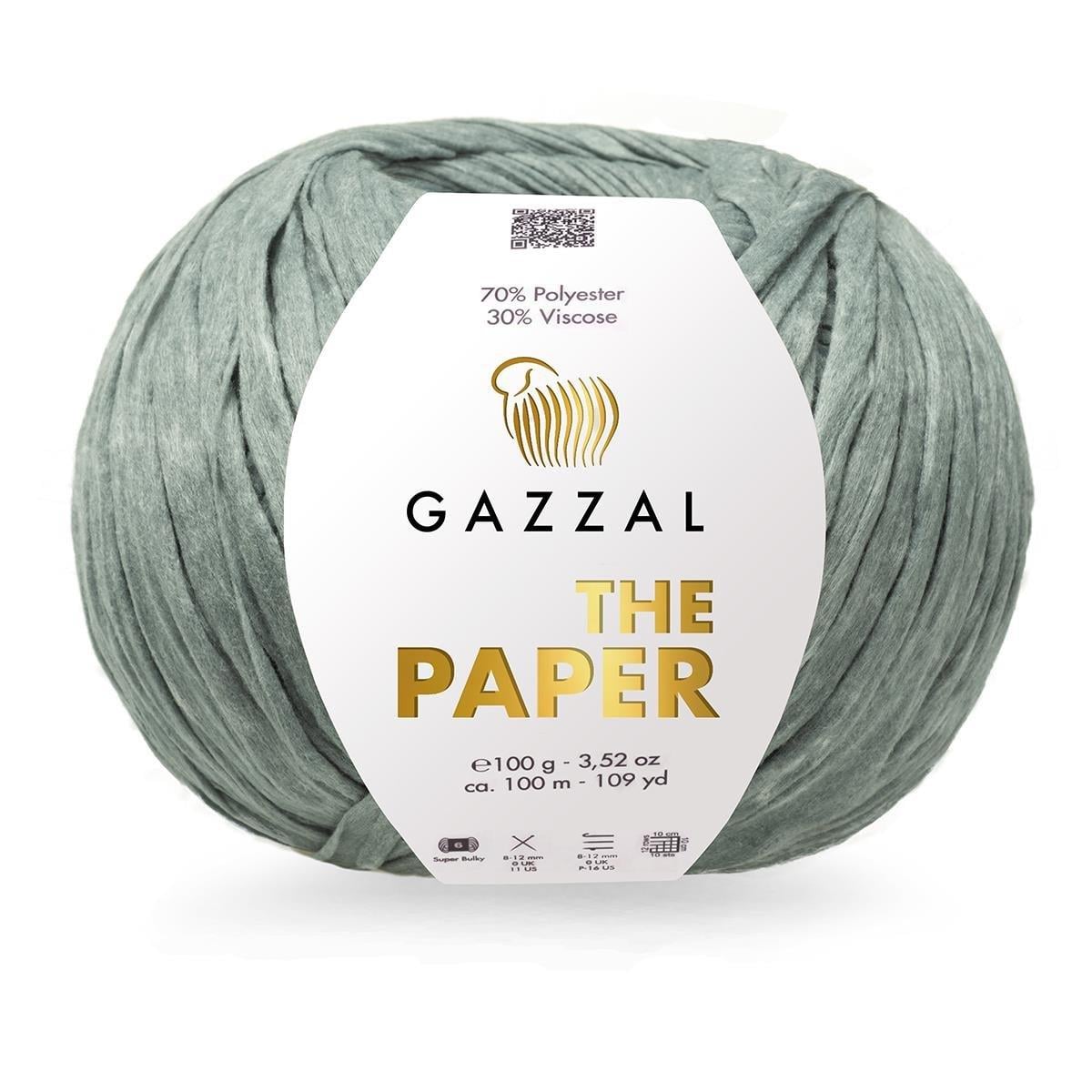 Gazzal The Paper Raffia Yarn 100g 3956 – Natural Paper Raffia Yarn for Bags, Hats & Summer Accessories
