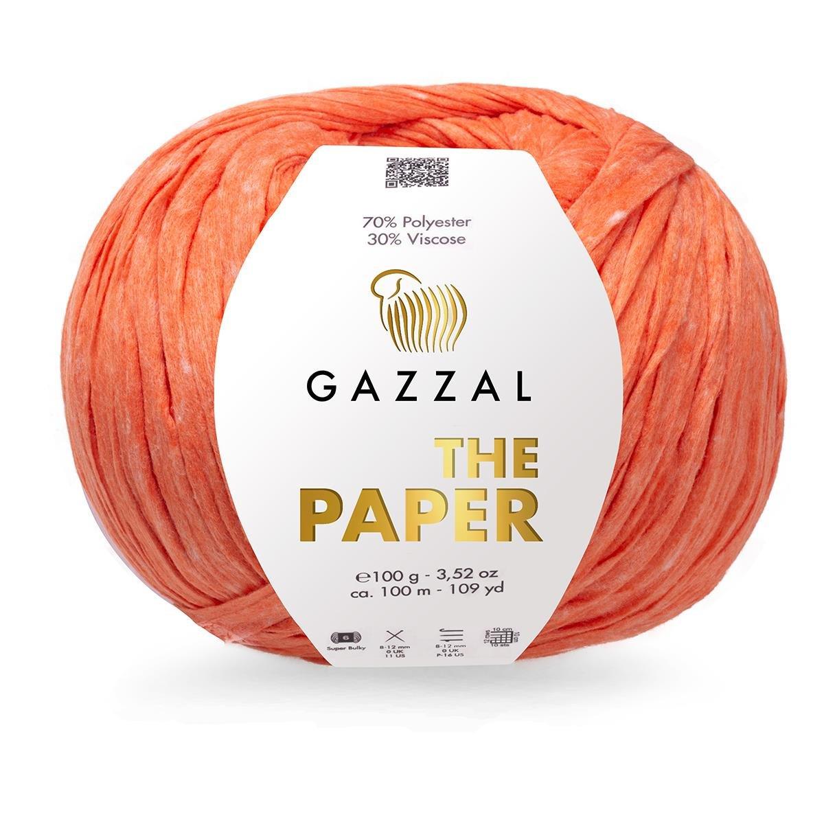 Gazzal The Paper Raffia Yarn 100g 3958 – Natural Paper Raffia Yarn for Bags, Hats & Summer Accessories