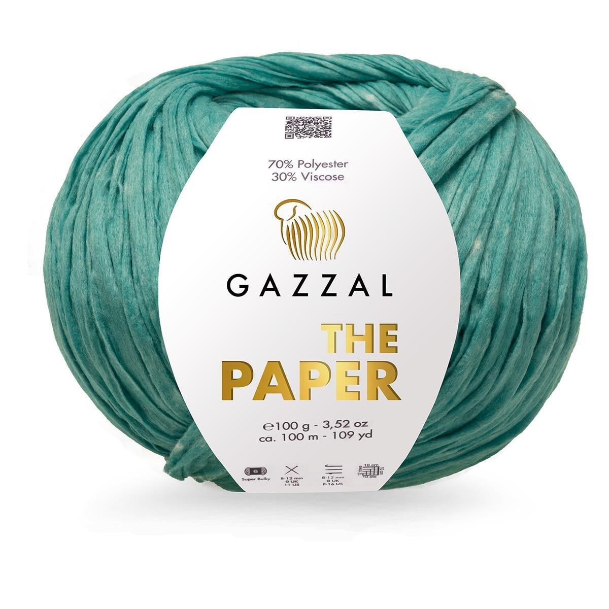 Gazzal The Paper Raffia Yarn 100g 3960 – Natural Paper Raffia Yarn for Bags, Hats & Summer Accessories