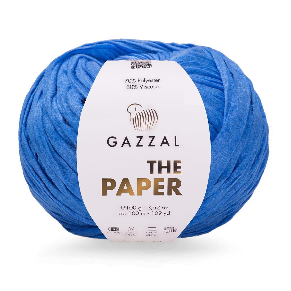 Gazzal The Paper Raffia Yarn 100g 3966 – Natural Paper Raffia Yarn for Bags, Hats & Summer Accessories