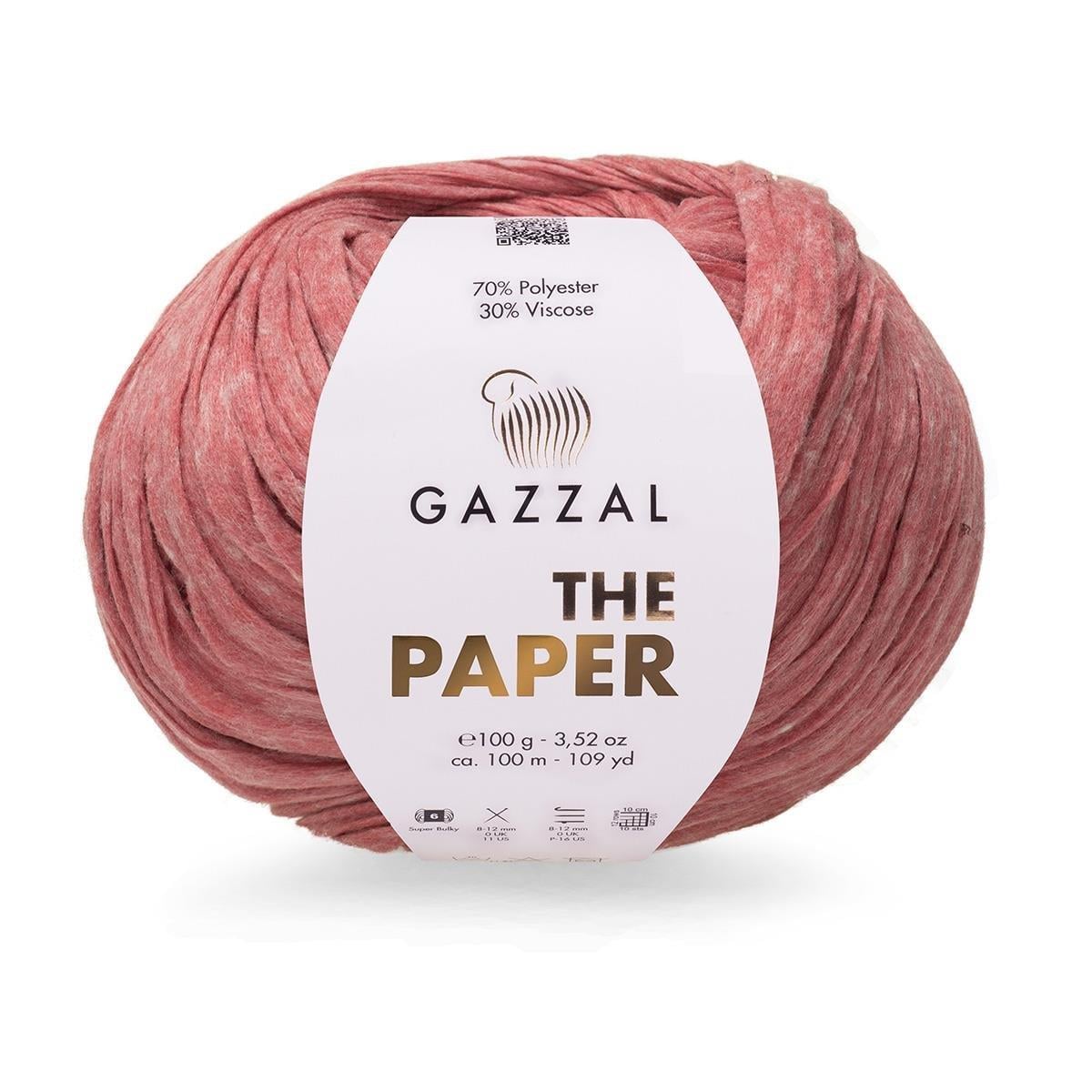 Gazzal The Paper Raffia Yarn 100g 3968 – Natural Paper Raffia Yarn for Bags, Hats & Summer Accessories