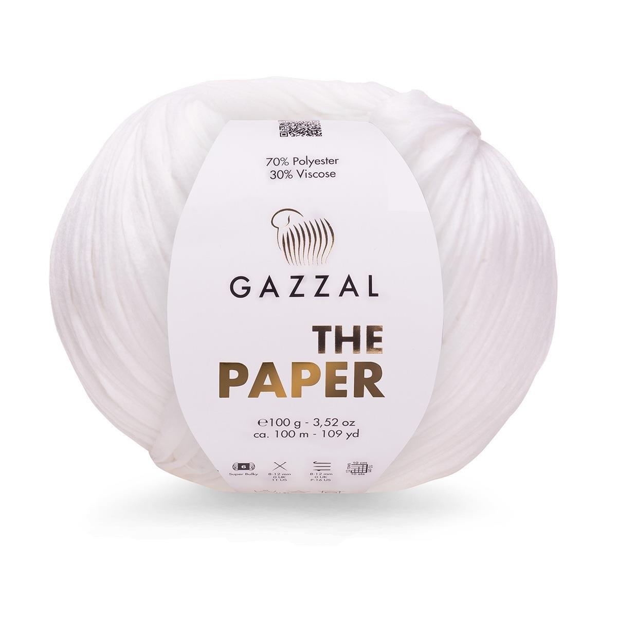 Gazzal The Paper Raffia Yarn 100g 3969 – Natural Paper Raffia Yarn for Bags, Hats & Summer Accessories