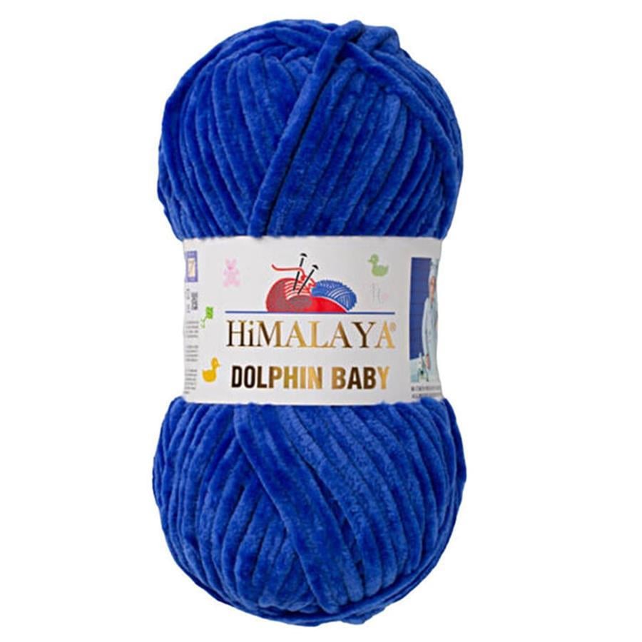 Himalaya Dolphin Baby Chenille Yarn 100g 80329 – Super Soft Velvet Chenille Yarn for Baby Knitting, Amigurumi, Crochet & Plush Projects