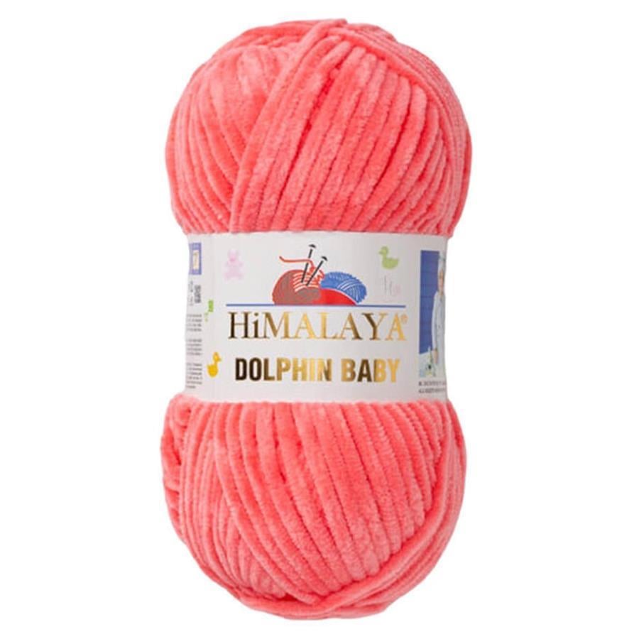 Himalaya Dolphin Baby Chenille Yarn 100g 80332 – Super Soft Velvet Chenille Yarn for Baby Knitting, Amigurumi, Crochet & Plush Projects