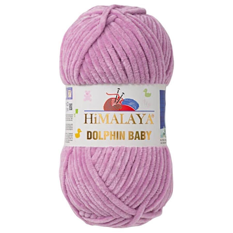 Himalaya Dolphin Baby Chenille Yarn 100g 80334 – Super Soft Velvet Chenille Yarn for Baby Knitting, Amigurumi, Crochet & Plush Projects