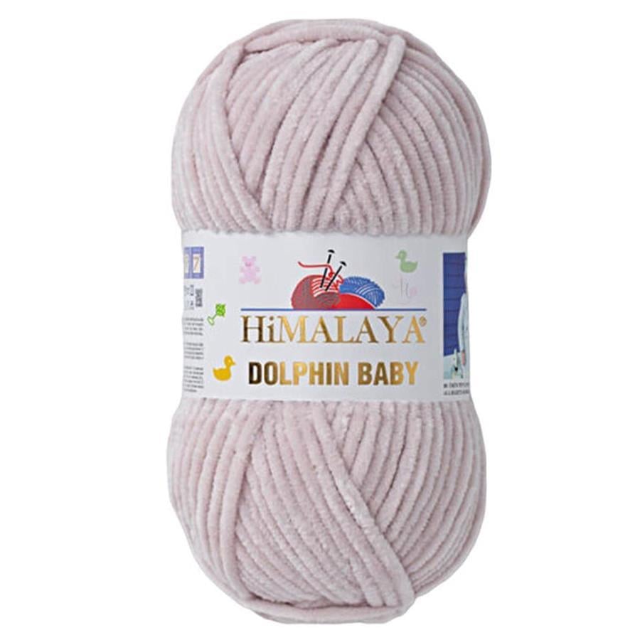 Himalaya Dolphin Baby Chenille Yarn 100g 80342 – Super Soft Velvet Chenille Yarn for Baby Knitting, Amigurumi, Crochet & Plush Projects