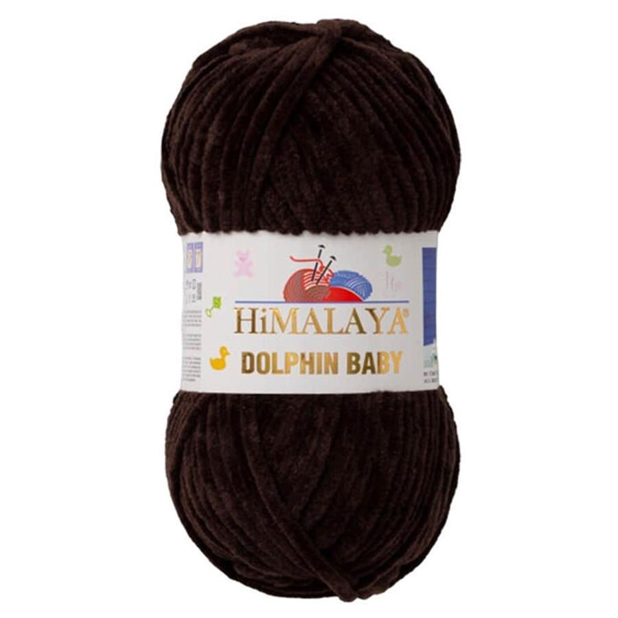 Himalaya Dolphin Baby Chenille Yarn 100g 80343 – Super Soft Velvet Chenille Yarn for Baby Knitting, Amigurumi, Crochet & Plush Projects