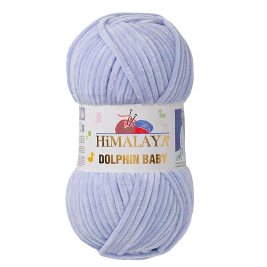 Himalaya Dolphin Baby Chenille Yarn 100g 80344 – Super Soft Velvet Chenille Yarn for Baby Knitting, Amigurumi, Crochet & Plush Projects