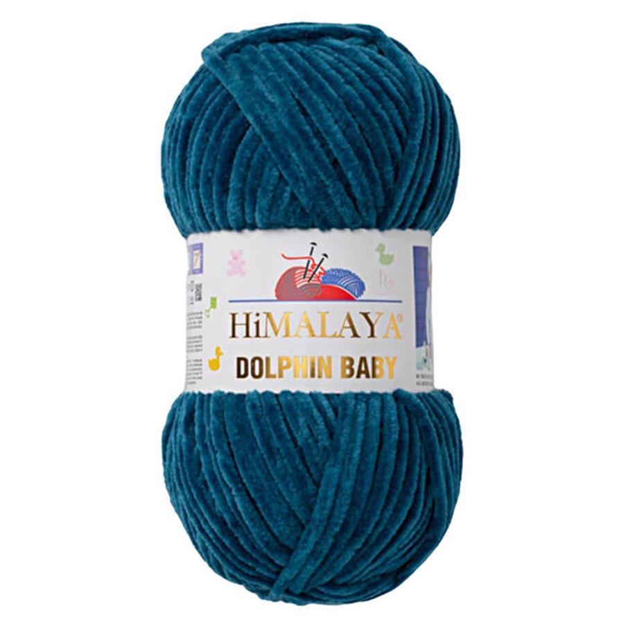 Himalaya Dolphin Baby Chenille Yarn 100g 80348 – Super Soft Velvet Chenille Yarn for Baby Knitting, Amigurumi, Crochet & Plush Projects