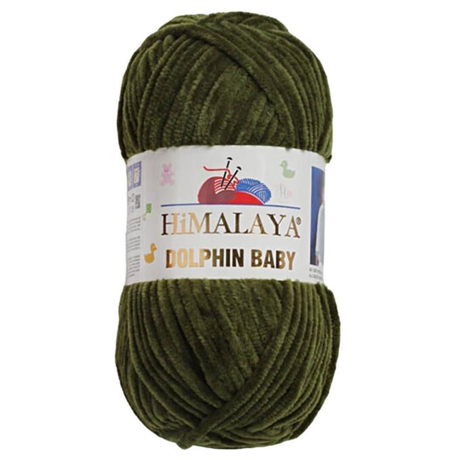 Himalaya Dolphin Baby Chenille Yarn 100g 80361 – Super Soft Velvet Chenille Yarn for Baby Knitting, Amigurumi, Crochet & Plush Projects