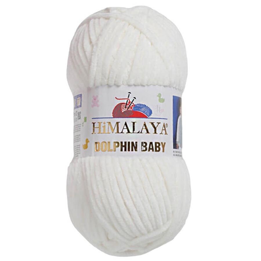 Himalaya Dolphin Baby Chenille Yarn 100g 80363 – Super Soft Velvet Chenille Yarn for Baby Knitting, Amigurumi, Crochet & Plush Projects