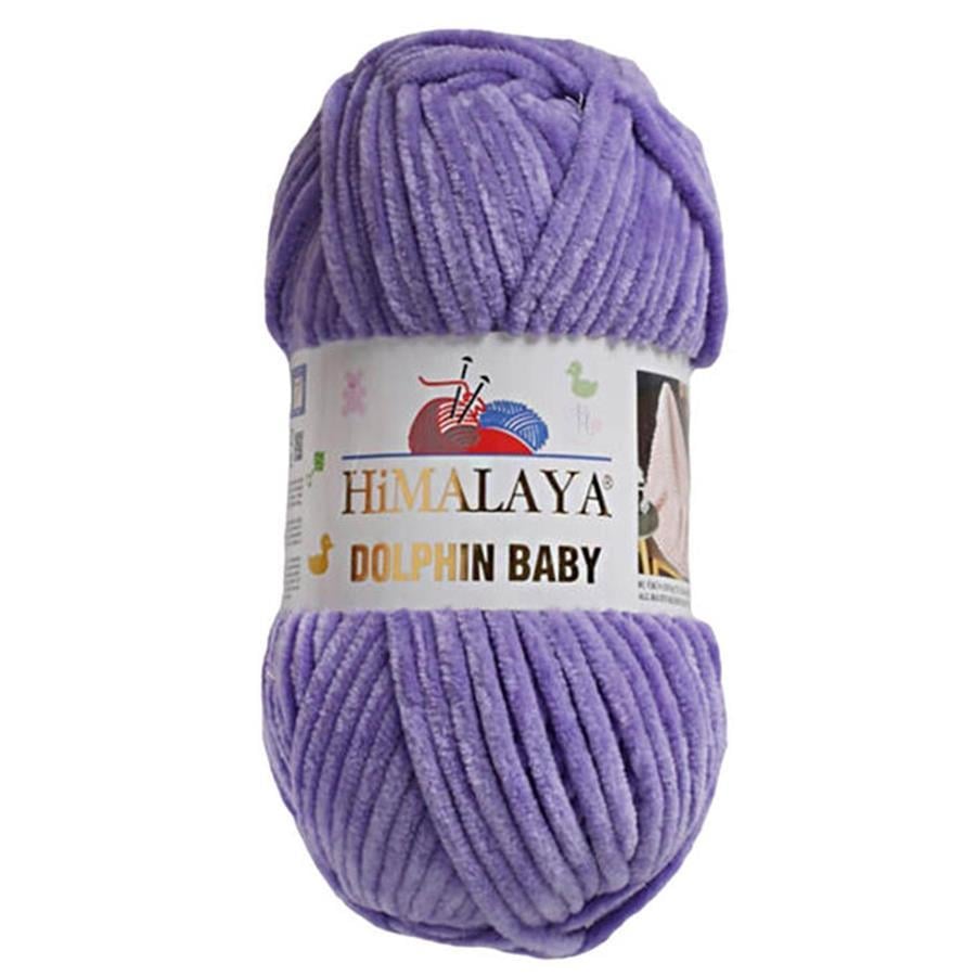 Himalaya Dolphin Baby Chenille Yarn 100g 80364 – Super Soft Velvet Chenille Yarn for Baby Knitting, Amigurumi, Crochet & Plush Projects