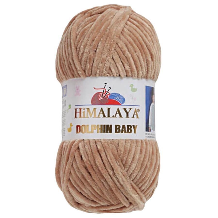 Himalaya Dolphin Baby Chenille Yarn 100g 80365 – Super Soft Velvet Chenille Yarn for Baby Knitting, Amigurumi, Crochet & Plush Projects