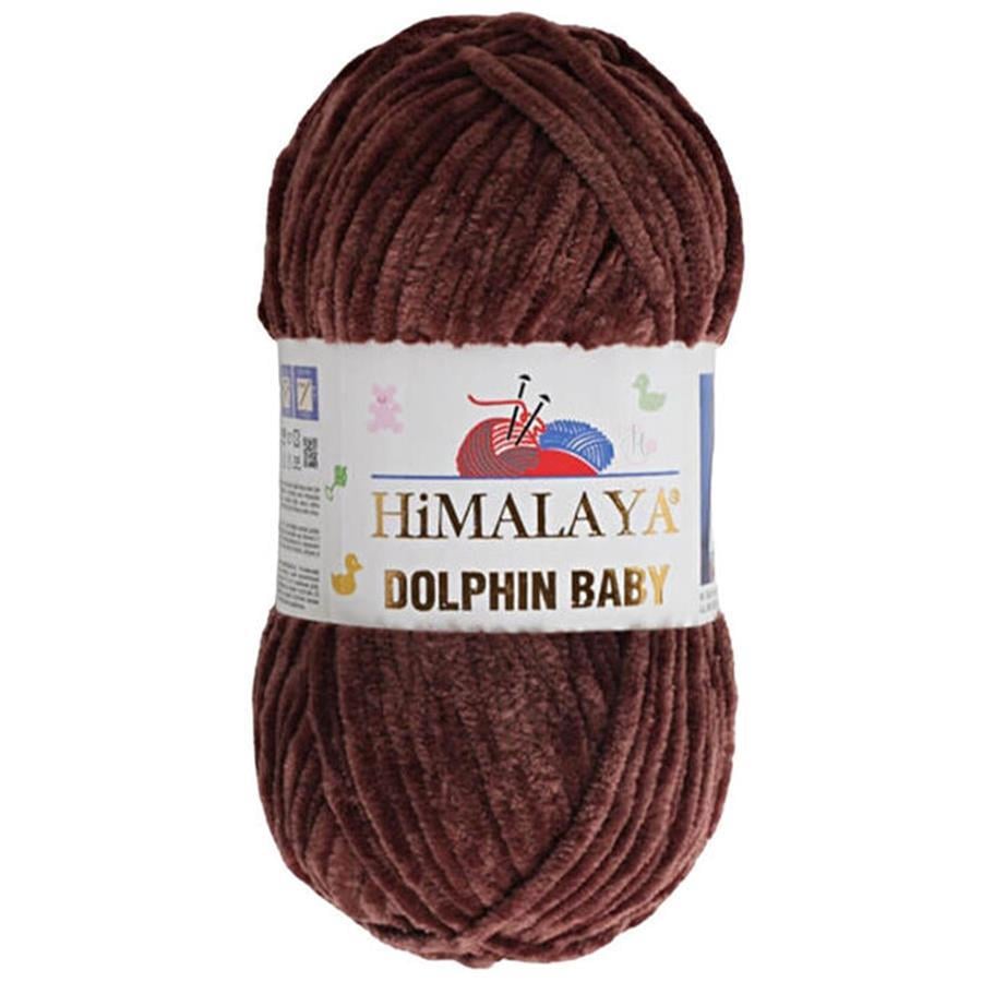 Himalaya Dolphin Baby Chenille Yarn 100g 80366 – Super Soft Velvet Chenille Yarn for Baby Knitting, Amigurumi, Crochet & Plush Projects
