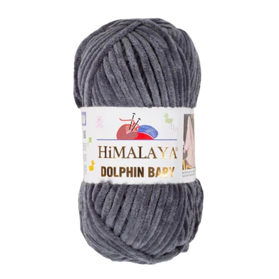 Himalaya Dolphin Baby Chenille Yarn 100g 80367 – Super Soft Velvet Chenille Yarn for Baby Knitting, Amigurumi, Crochet & Plush Projects