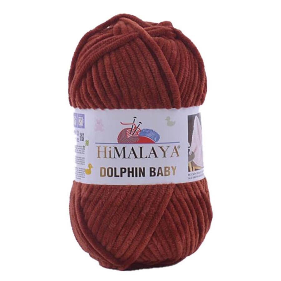 Himalaya Dolphin Baby Chenille Yarn 100g 80370 – Super Soft Velvet Chenille Yarn for Baby Knitting, Amigurumi, Crochet & Plush Projects