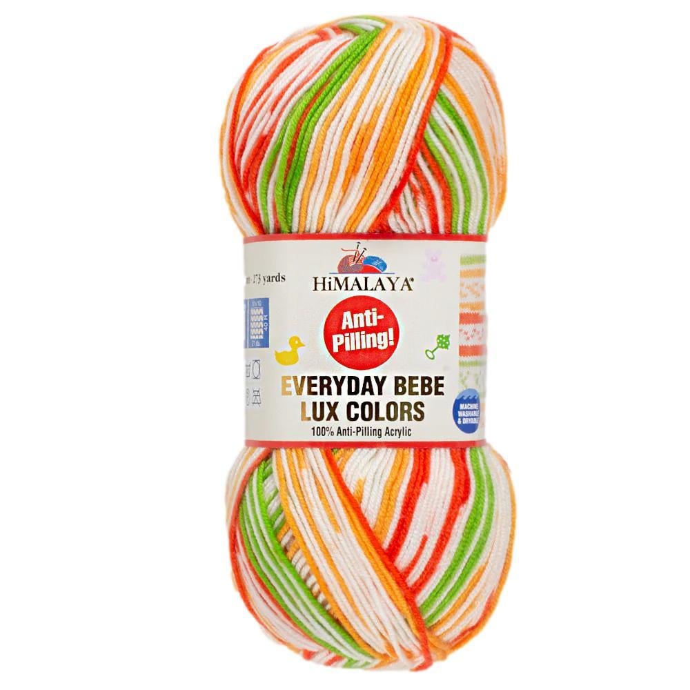 Himalaya Everyday Bebe Lux Colors Marbled Yarn 100g 71401 – Soft Anti-Pilling Baby Yarn for Knitting & Crochet