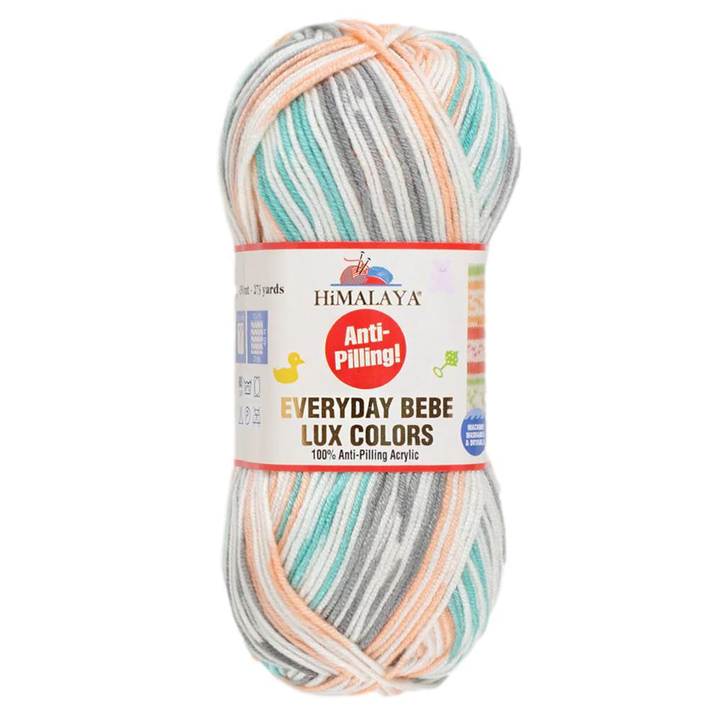 Himalaya Everyday Bebe Lux Colors Marbled Yarn 100g 71413 – Soft Anti-Pilling Baby Yarn for Knitting & Crochet