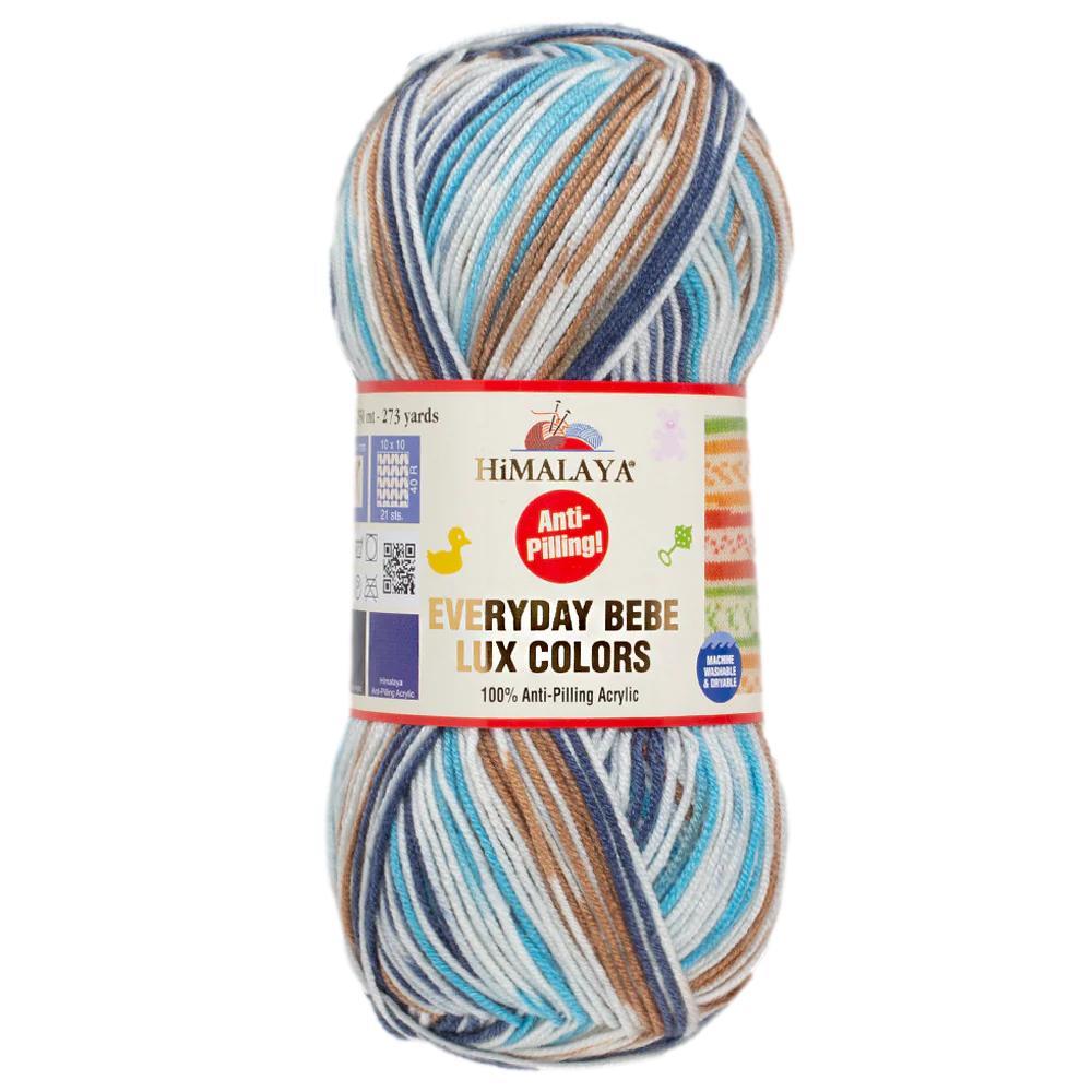 Himalaya Everyday Bebe Lux Colors Marbled Yarn 100g 71415 – Soft Anti-Pilling Baby Yarn for Knitting & Crochet