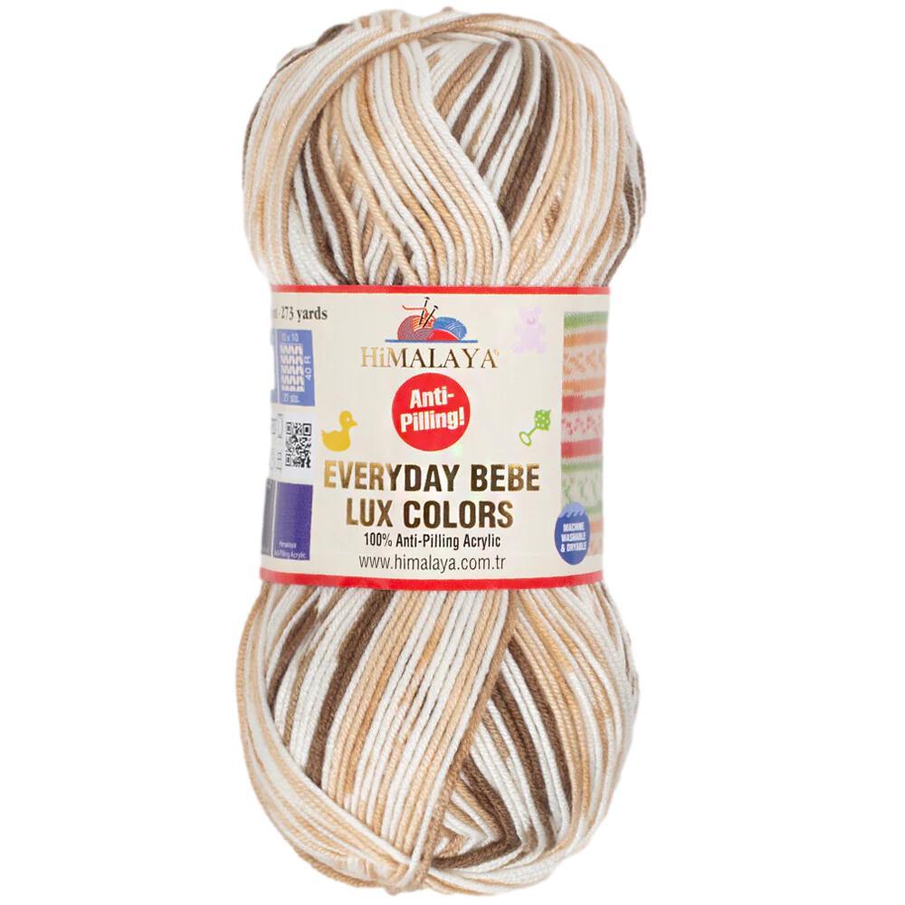 Himalaya Everyday Bebe Lux Colors Marbled Yarn 100g 71402 – Soft Anti-Pilling Baby Yarn for Knitting & Crochet