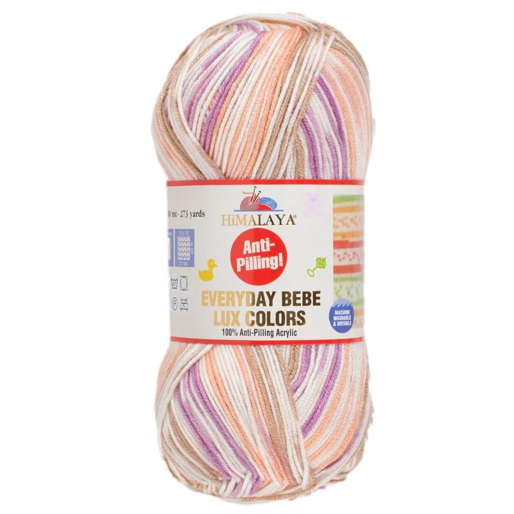 Himalaya Everyday Bebe Lux Colors Marbled Yarn 100g 71417 – Soft Anti-Pilling Baby Yarn for Knitting & Crochet