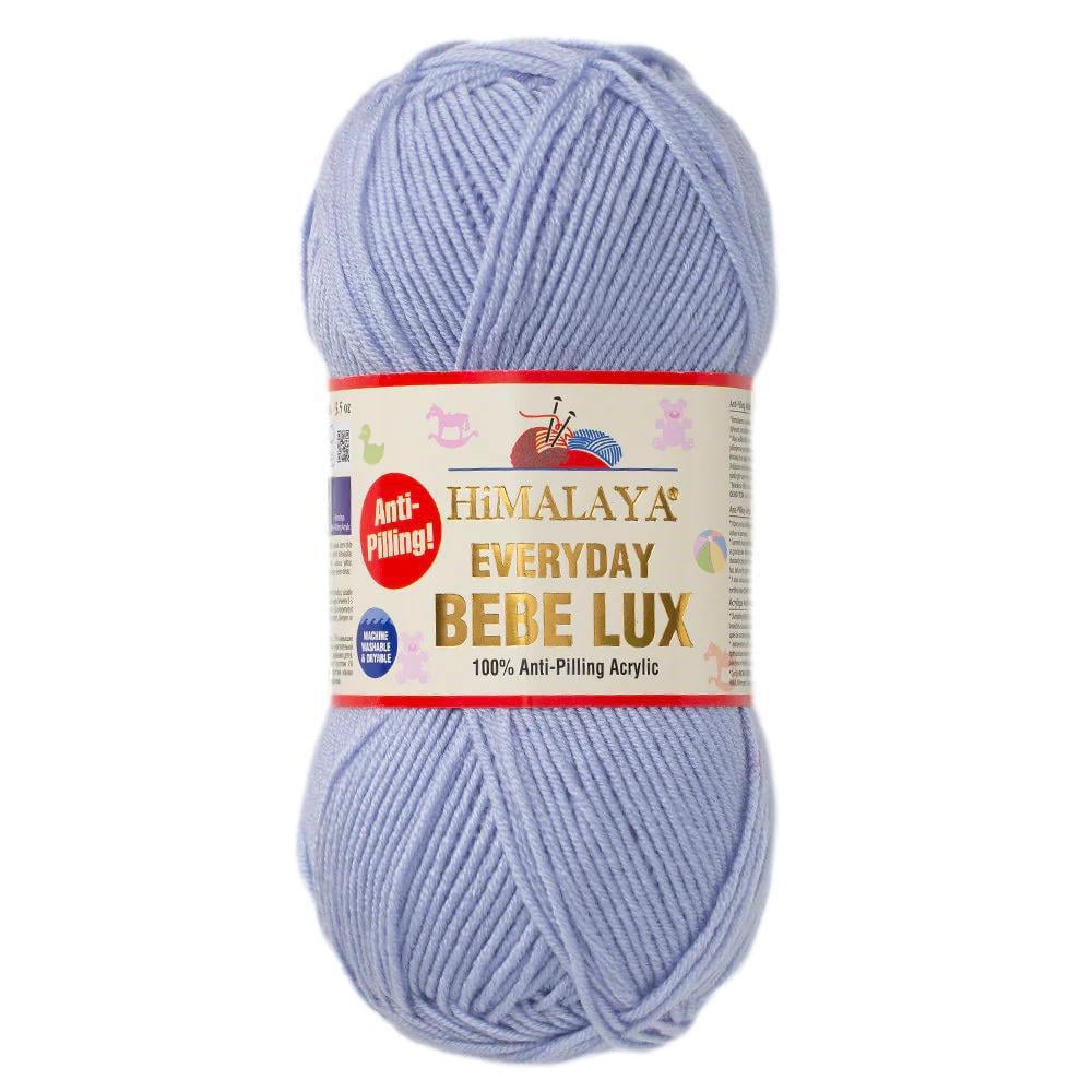 Himalaya Everyday Bebe Lux Yarn 100g 70455 – Soft Anti-Pilling Baby Yarn for Knitting & Crochet