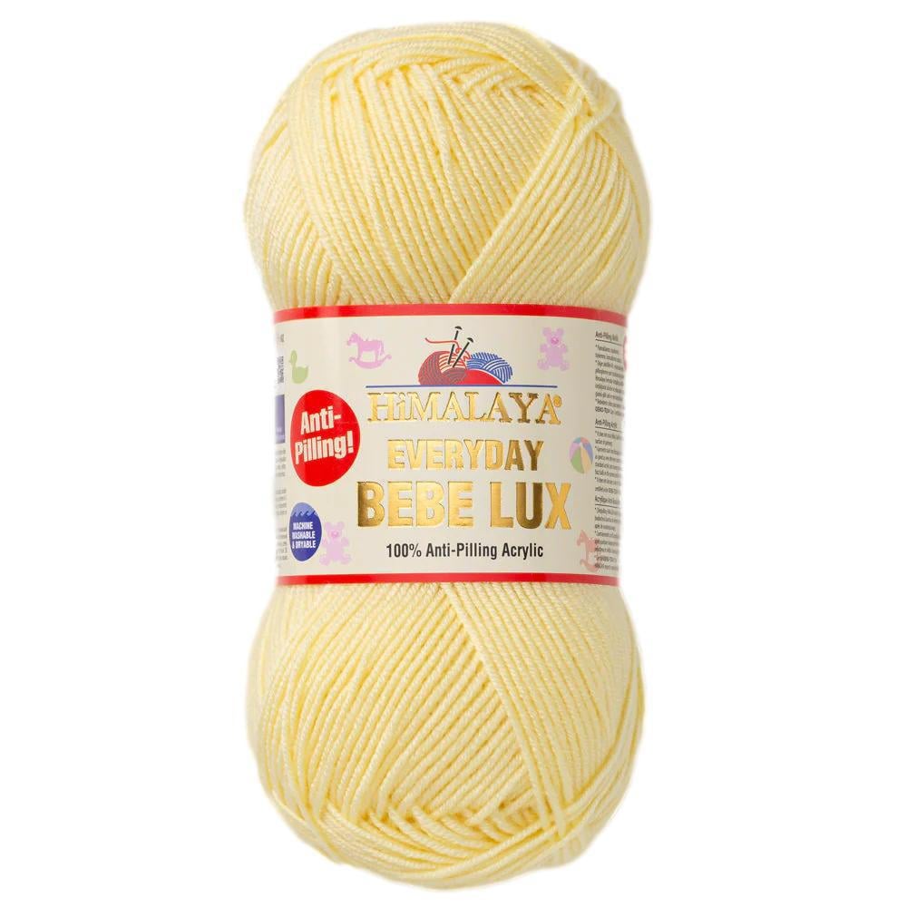 Himalaya Everyday Bebe Lux Yarn 100g 70425 – Soft Anti-Pilling Baby Yarn for Knitting & Crochet