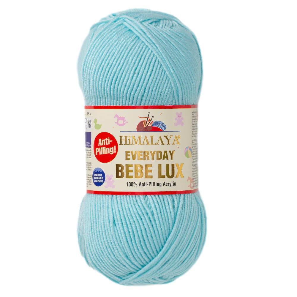 Himalaya Everyday Bebe Lux Yarn 100g 70453 – Soft Anti-Pilling Baby Yarn for Knitting & Crochet