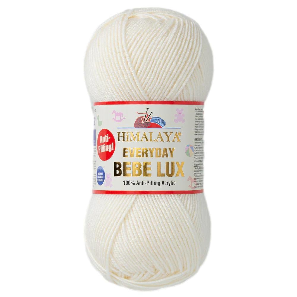 Himalaya Everyday Bebe Lux Yarn 100g 70402 – Soft Anti-Pilling Baby Yarn for Knitting & Crochet