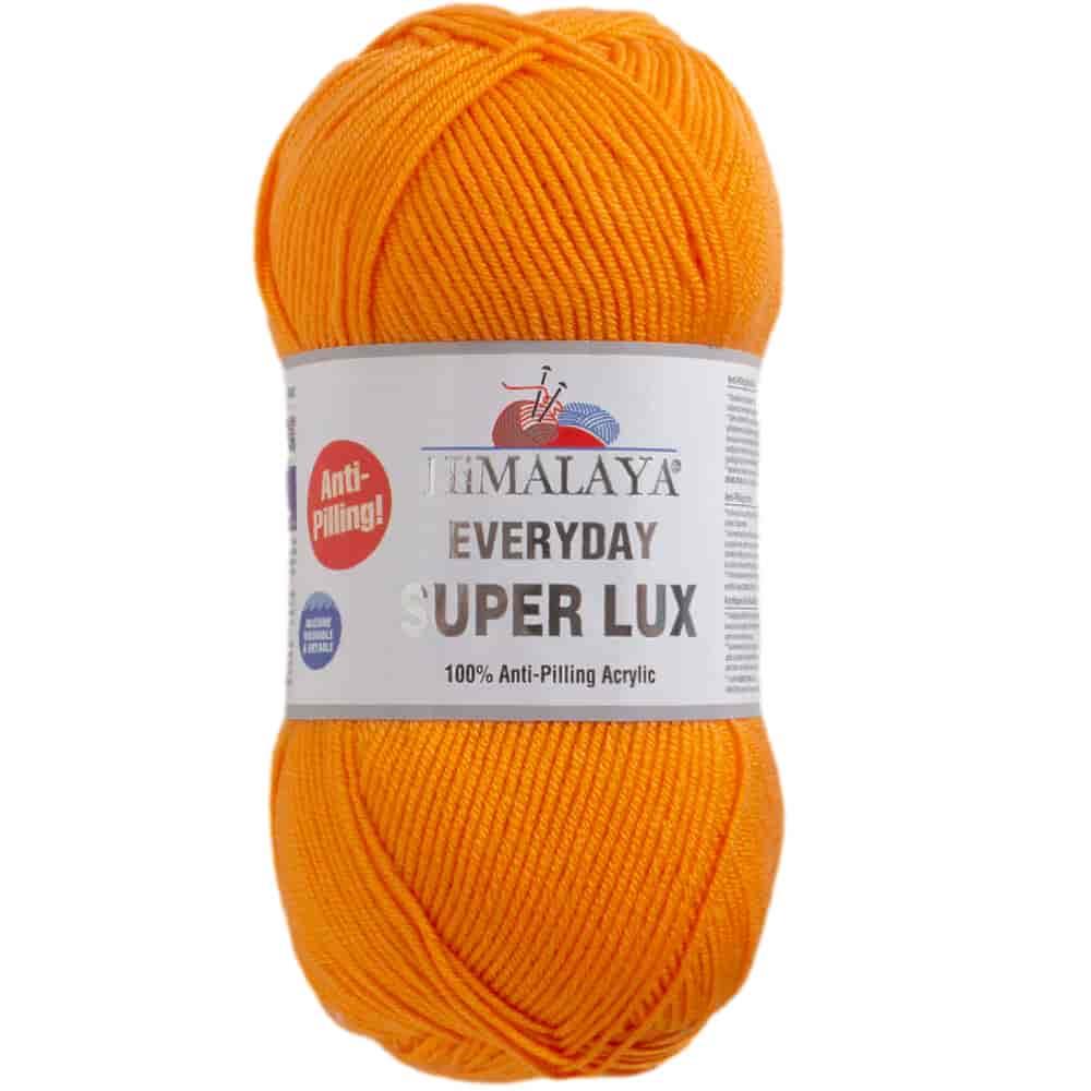 Himalaya Everyday Super Lux Yarn 100g 73448 – Soft Anti-Pilling Acrylic Yarn for Knitting & Crochet