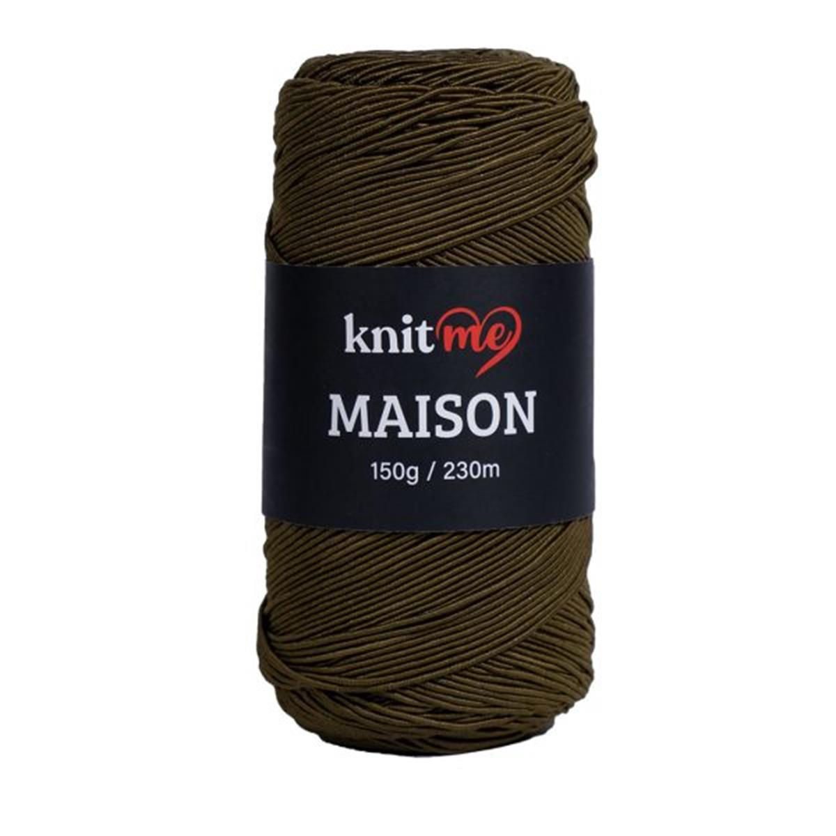 Knit Me Maison Yarn – Worsted Weight Crochet & Knitting Yarn for Bags & Home Décor 150g
