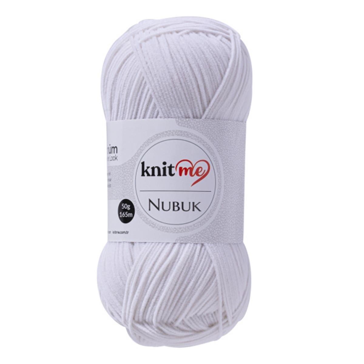 Knitme Nubuk Yarn 50g 100 – Faux Leather Effect Polyester Yarn for Bags, Accessories & Crochet Projects